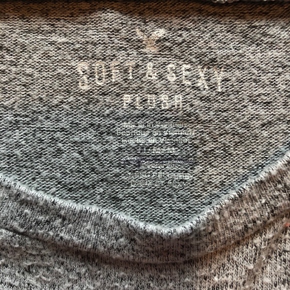 American Eagle Outfitters gray long sleeve top - Picture 4 of 4